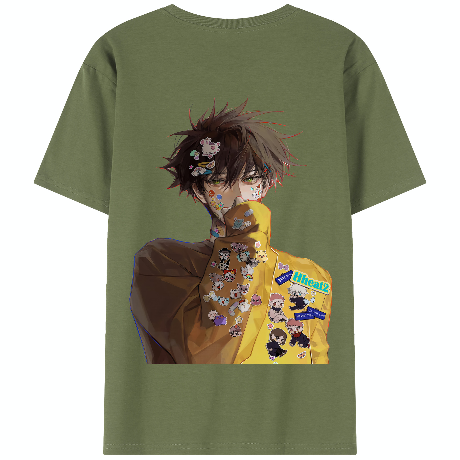 （画像用） 呪術廻戦 Jujutsu Kaisen 綿100％半袖Tシャツ（背面プリント）